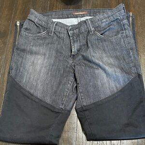 James Jeans Two-Tone Gray and Black Jeggings